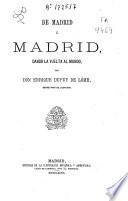 De Madrid á Madrid, dando la vuelta al mundo