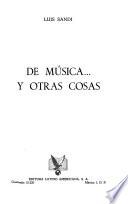 De música ... y otras cosas