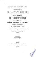 De nautico foenore