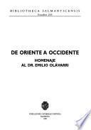 De Oriente a Occidente