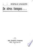 De otros tiempos