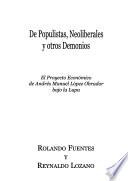 De populistas, neoliberales y otros demonios