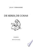 De seres, de cosas