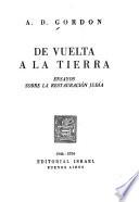 De vuelta a la tierra