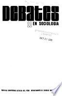 Debates en sociología