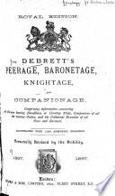 Debrett's Illustrated Peerage and Baronetage, Titles of Courtesy and the Knightage