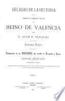 Décadas de la historia de la insigne y coronada ciudad y reino de Valencia
