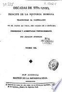 Decadas de Tito Livio, principe de la historia romana