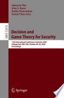 Decision and Game Theory for Security