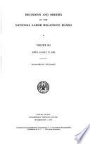 Decisions and Orders of the National Labor Relations Board