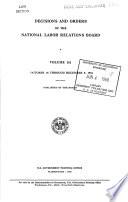 Decisions and Orders of the National Labor Relations Board