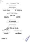 Decisions and Orders of the National Labor Relations Board