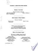 Decisions and Orders of the National Labor Relations Board
