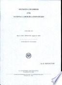 Decisions and Orders of the National Labor Relations Board