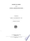 Decisions and Orders of the National Labor Relations Board