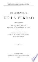 Declaración de la verdad