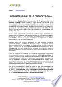 DECONSTRUCCION DE LA PSICOPATOLOGIA