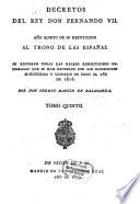 Decretos de la Reina Nuestra Señora Doña Isabel II