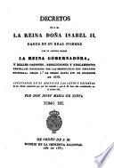 Decretos del Rey Don Fernando VII