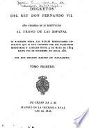 Decretos del Rey Don Fernando VII