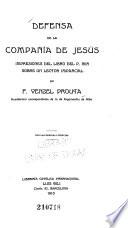 Defensa de la Compañia de Jesús