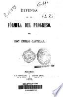 Defensa de La fórmula del progreso
