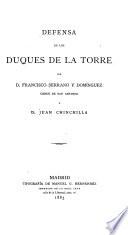 Defensa de los duques de la Torre