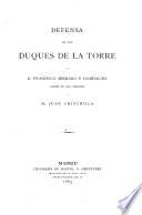 Defensa de los duques de la Torre