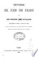 Defensa del juicio por jurados