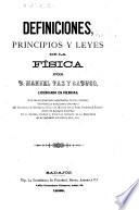 Definiciones, principios y leyes de la física