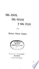 Del amor, del dolor, y del vicio
