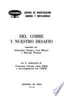 Del cobre y nuestro desafío
