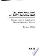 Del funcionalismo al post-racionalismo