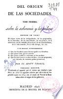 Del origen de las sociedades