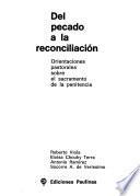 Del pecado a la reconcilicación