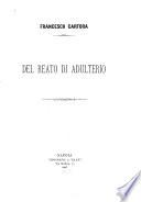 Del reato di adulterio