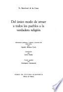 Del único modo de atraer a todos los pueblos a la verdadera religión