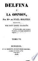 Delfina; ó, La opinion