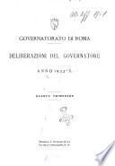 Deliberazioni del governatore