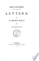 Dell'adulterio lettera di Almorò Sola ad Alessandro Dumas