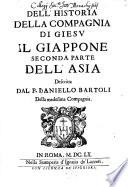 Dell' historia della Compagnia di Giesu il Giappone