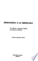 Demagogia a la mexicana