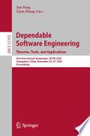 Dependable Software Engineering. Theories, Tools, and Applications