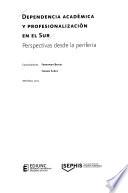 Dependencia académica y profesionalización en el Sur