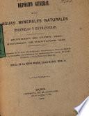 Depósito general de las aguas minerales naturales españolas y extranjeras