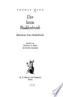 Der letzte Buddenbrook