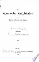 Der spanische Amphitrion des Fernan Perez de Oliva