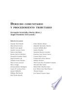 Derecho Comunitario Y Procedimiento Tributario.