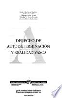 Derecho de autodeterminación y realidad vasca