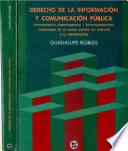 Derecho de la Información y Comunicación Pública